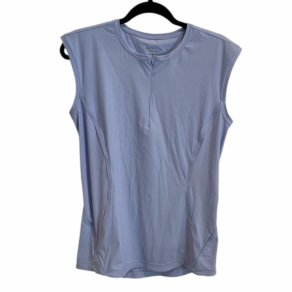 ATHLETA Pacifica II Tee Periwinkle Blue - Size Medium - Picture 1 of 4